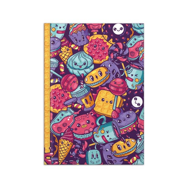 4002871468114 - Notizbuch 46810 Sweets bunt A4 blanko 70g 96 Blatt   192 Seiten 4002871468114 RNK