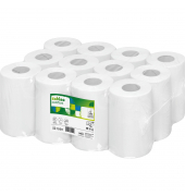 Rollenhandt&uuml;cher Satino Comfort 317050, Innenabrollung, 1-lagig, hochwei&szlig;, Papier