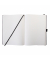 Notizbuch E-744836 00, schwarz, A5, kariert, 80g, 96 Blatt / 192 Seiten