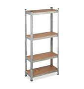 Schwerlastregal silberbraun 70,0 x 30,0 x 150,0 cm