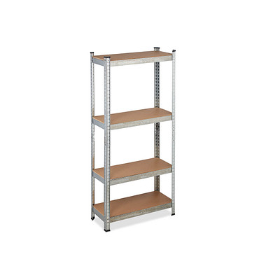 Schwerlastregal silberbraun 70,0 x 30,0 x 150,0 cm
