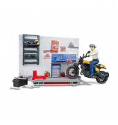 bworld 62102 Motorradwerkstatt Scrambler Ducati Full Throttle Spielfiguren-Set