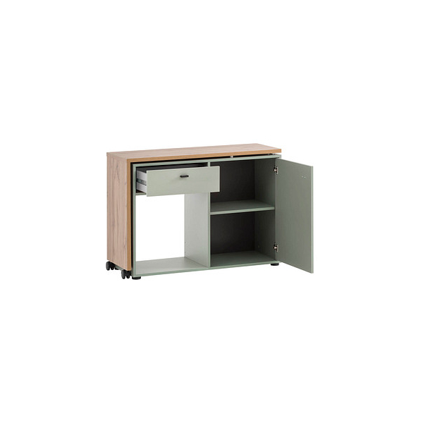 4027181118283 - Schreibtisch Tiny Working 701834 753cm (H) 1046cmx39cm (BxT) rechteckig eiche pastellgrün eiche 4027181118283 MÖBELPART 4027181118283 - Schreibtisch Tiny Working 701834 753cm (H) 1046cmx39cm (BxT) rechteckig eiche pastellgrün eiche 4027181118283 MÖBELPART
