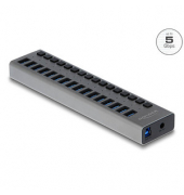 USB-Hub 16-fach grau