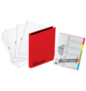 Ringbuch 30501-03, A4 2 Ringe Karton rot