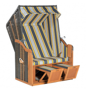 Strandkorb Sunny Smart Rustikal 250 Basic anthrazit