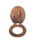 WC-Sitz Rustic braun