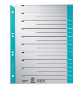 Trennblätter 1652 1652-00-30 A4 grau/hellblau 230g Karton