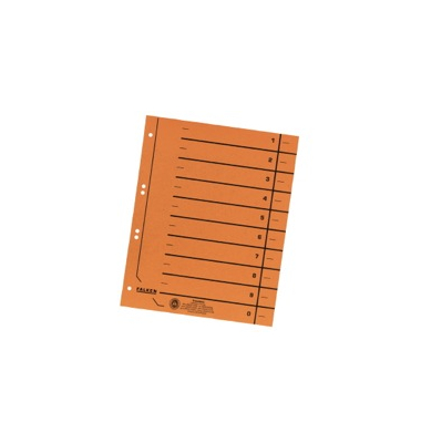Trennbl&auml;tter 9510608100 A4 orange 230g 