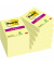 Haftnotizen 656-12SSCY, Super Sticky Notes, 73x47,6mm, gelb, rechteckig