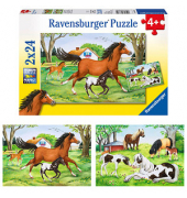 Welt der Pferde Puzzle 2x 24 Teile