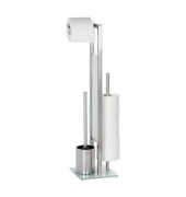 WC-Garnitur Rivalta silber Metall