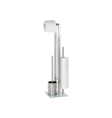 WC-Garnitur Rivalta silber Metall