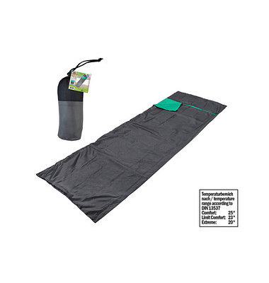 Reiseschlafsack anthrazit Reiseschlafsack anthrazit