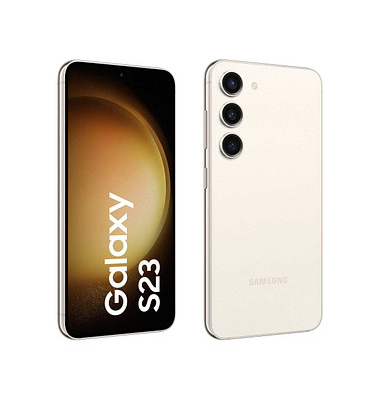 Galaxy S23+ Dual-SIM-Smartphone cream 256 GB