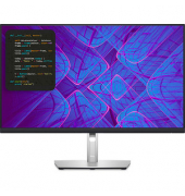  Monitor P2723QE DELL-P2723QE, 4K / Ultra HD, 8 ms (grau-zu-grau normal); 5 ms (grau-zu-grau schnell), schwarz/silber
