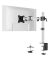 Monitor-Halterung SELECT 509423 silber für 1 Monitor, Tischklemme, Tischbohrung