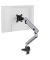 Monitor-Halterung SELECT PLUS 509623 silber für 1 Monitor, Tischklemme, Tischbohrung