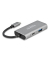 USB-Hub 4-fach silber