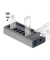 USB-Hub 7-fach grau