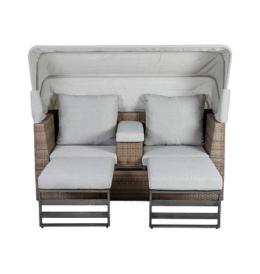 Loungesofa Capri grau