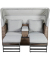 Loungesofa Capri grau