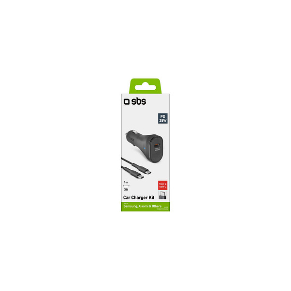 8018417434709 - Kfz-Ladeadapter schwarz 25 Watt 8018417434709 sbs 8018417434709 - Kfz-Ladeadapter schwarz 25 Watt 8018417434709 sbs