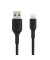 USB-Kabel BoostCharge CAA002bt1MBK, 1m, USB-A auf Lightning, schwarz