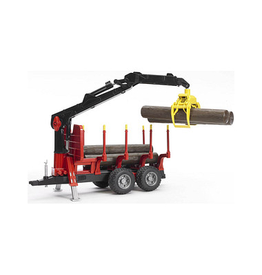 Rückeanhänger mit Ladekran 2252 Spielzeugauto Rückeanhänger mit Ladekran 2252 Spielzeugauto