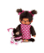 Mutter mit Kinderwagen Monchhichi Puppe