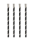 100 PAPSTAR Strohhalme pure schwarz