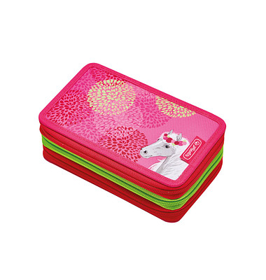 herlitz Federmäppchen befüllt Bloomy Horse Motiv 31 teilig, 19,0 x 11,5 cm