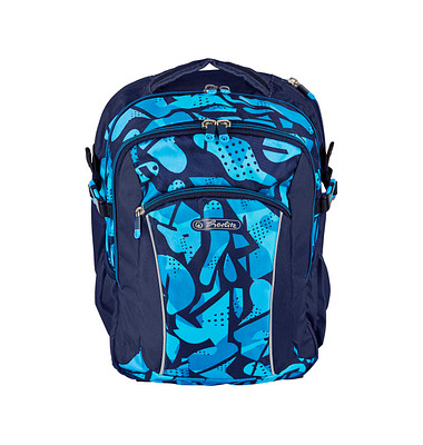 herlitz Schulrucksack Ultimate Kunstfaser hellblau