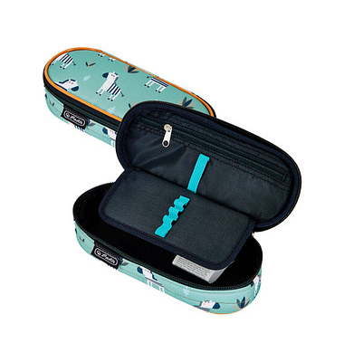 herlitz Schlampermäppchen Crazy Zebra Motiv, 21,5 x 9,5 cm