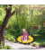 relaxdays Nestschaukel gelb 80,0 cm