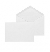 Versandtaschen 45617, B6, ohne Fenster, nassklebend, 90g, weiß