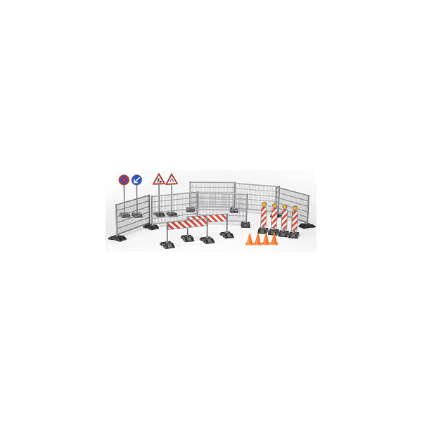 4001702620073 - Baustellen-Set Zubehörset für Spielzeugautos 4001702620073 bruder 4001702620073 - Baustellen-Set Zubehörset für Spielzeugautos 4001702620073 bruder
