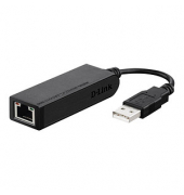 USB 2.0 ARJ-45 Adapter DUB-E100 schwarz