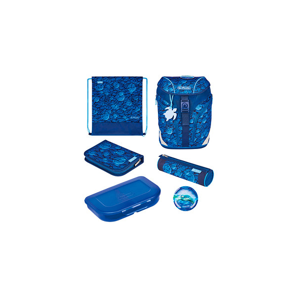 4008110344546 - Schulranzen-Set SoftLight Plus GREENline Deep Sea Kunstfaser blau 4008110344546 Herlitz 4008110344546 - Schulranzen-Set SoftLight Plus GREENline Deep Sea Kunstfaser blau 4008110344546 Herlitz