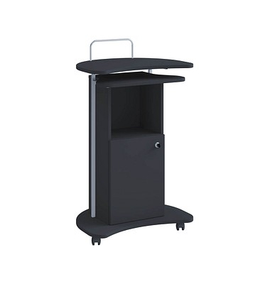 Stehpult Komil 913246, höhenverstellbar , schwarz
