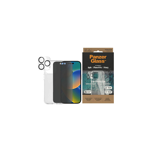 5711724504020 - ? Handy-Cover für Apple iPhone 14 Pro transparent schwarz 5711724504020 PanzerGlass 5711724504020 - ? Handy-Cover für Apple iPhone 14 Pro transparent schwarz 5711724504020 PanzerGlass