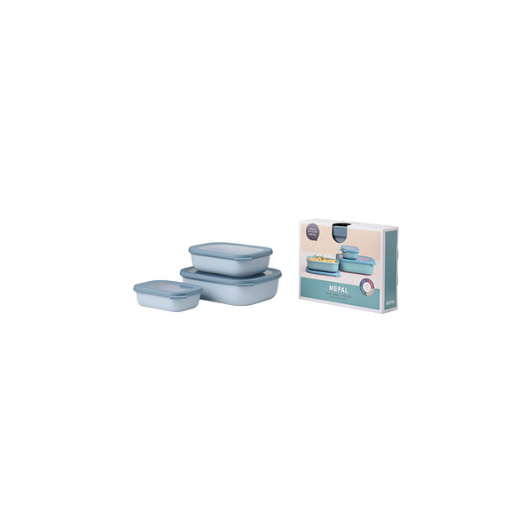 8720294004509 - Frischhaltedose Cirqula 7 cm hoch blau nordic blue im SET 05 10 20 Liter BPA Frei 8720294004509 MEPAL 8720294004509 - Frischhaltedose Cirqula 7 cm hoch blau nordic blue im SET 05 10 20 Liter BPA Frei 8720294004509 MEPAL