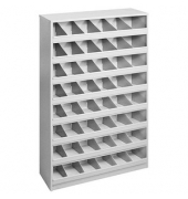 ADB Wandregal lichtgrau 50,0 x 12,5 x 85,0 cm