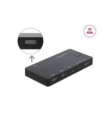 DeLOCK 4K 60 Hz KVM-Switch