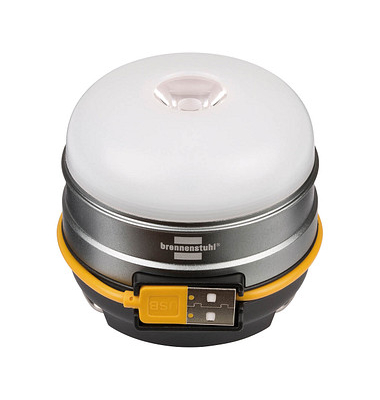 brennenstuhl OLI 0300 LED Campinglampe grau, 350 Lumen