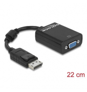 DeLOCK DisplayPortVGA Adapter 0,12 m schwarz