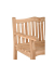 Garden Pleasure Gartenbank Romang 940262 braun Holz 120,0 cm