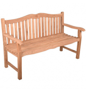 Garden Pleasure Gartenbank Romang 940263 braun Holz 150,0 cm