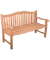 Garden Pleasure Gartenbank Romang 940263 braun Holz 150,0 cm