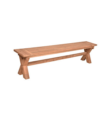Garden Pleasure Gartenbank Kisar 940282 braun Holz 200,0 cm